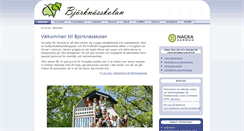 Desktop Screenshot of bjorknasskolan.se
